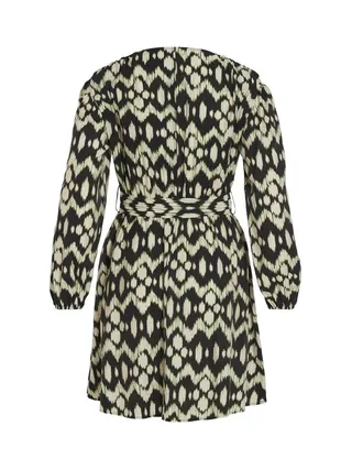 Robe Noire/Beige/Vert Femme Vila Kallila 2