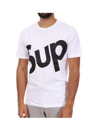T-shirt Blanc Homme Supreme Grip Achy 1