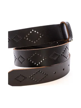 Ceinture Marron Foncé Femme Von Dutch CHARMS - T 2