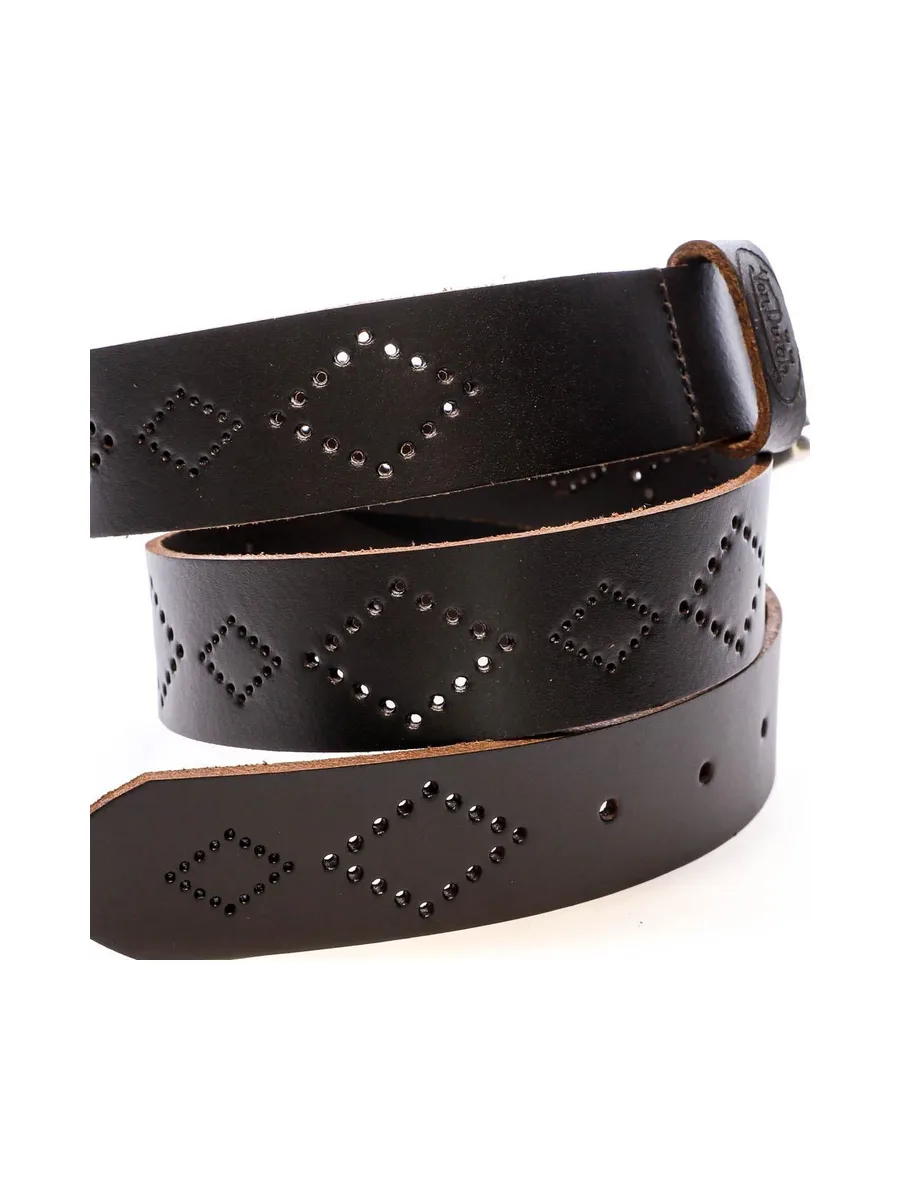 Ceinture Marron Foncé Femme Von Dutch CHARMS - T 3