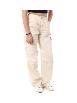 Pantalon Cargo Beige Femme Monday Premium 3178 1