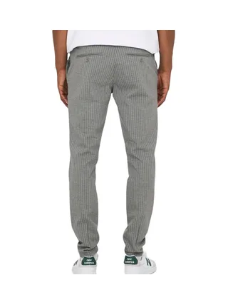 Pantalon Rayures Gris/Blanc Homme Only & Sons Stripe 3727 2