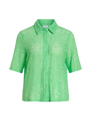 Chemise Verte Femme Vila Vibegena 1