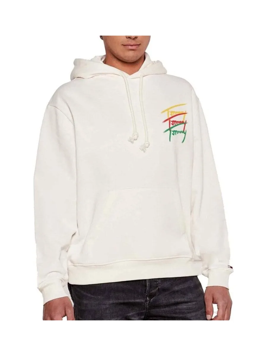 Sweat Blanc Homme Tommy Hilfiger DM0DM21372 1