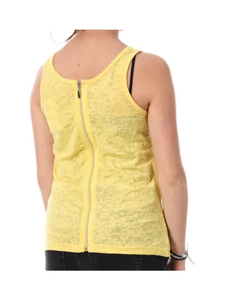 Débardeur Jaune Femme Von Dutch Zip 2