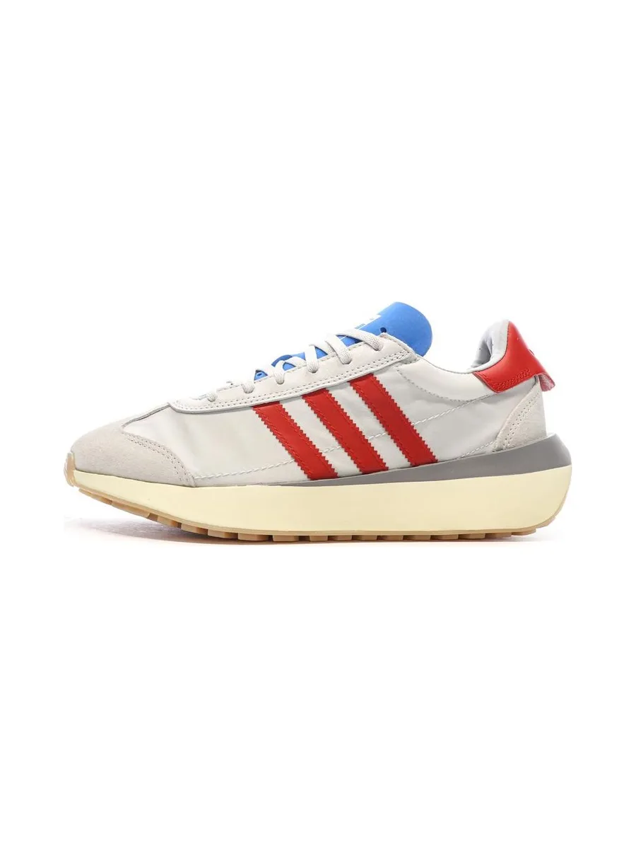 Baskets Gris/Bleu/Rouge Homme Adidas Country 2