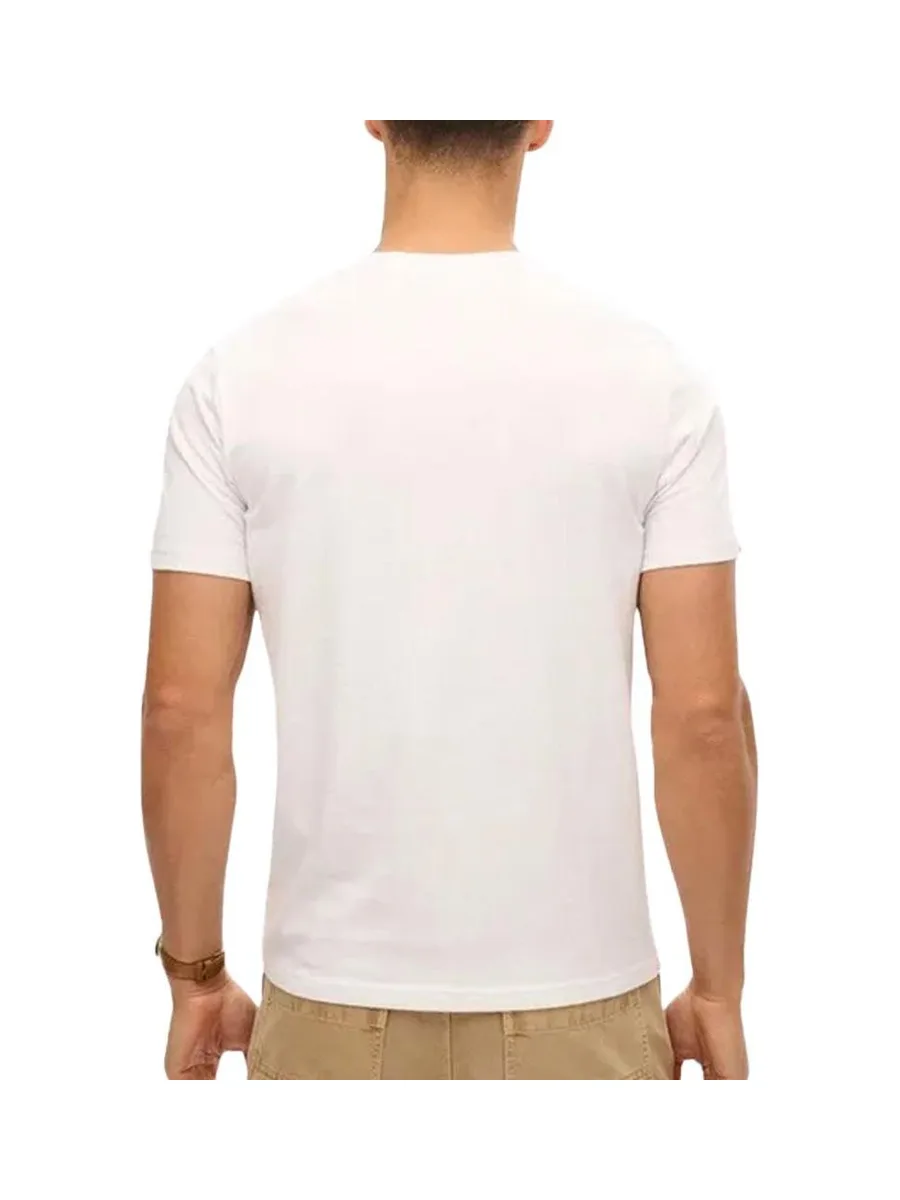 T-shirt Blanc Homme Superdry Vl Heritage Relaxed 3