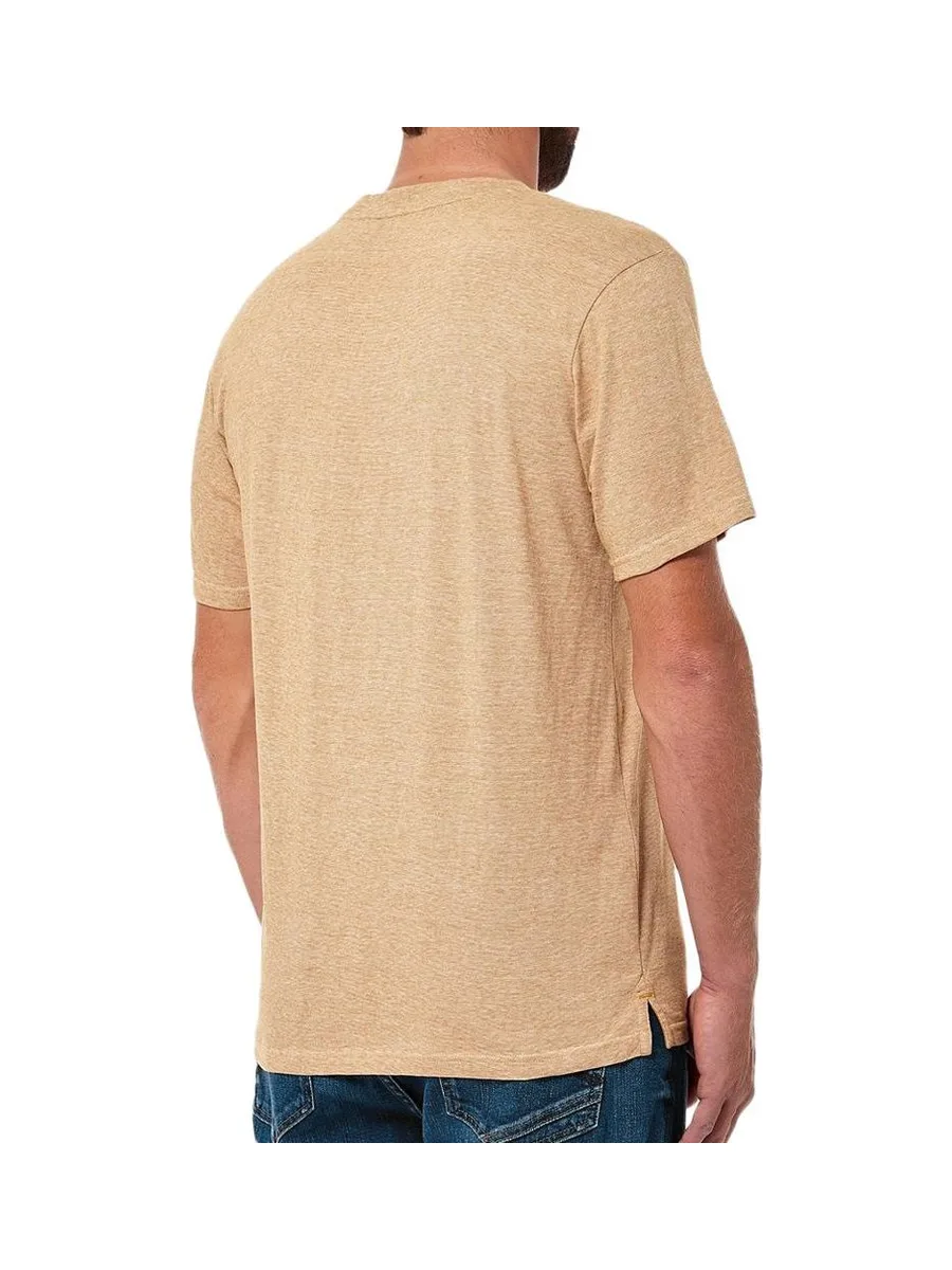 T-Shirt Jaune Moutarde Homme Kaporal SAVEH 3