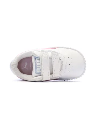 Baskets Blanche Fille Puma Carina 3.0 Blurry Dr 3