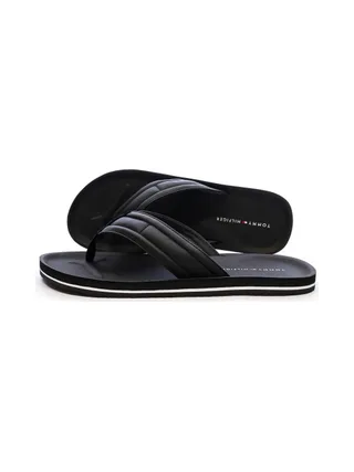 Tongs Noires Homme Tommy Hilfiger Padded 1