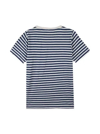 T-Shirt Marine/Blanc Femme TBS Encre 2