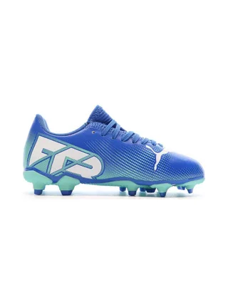 Chaussures de football Bleu Garçon Puma Future 7 Play FG/AG 2