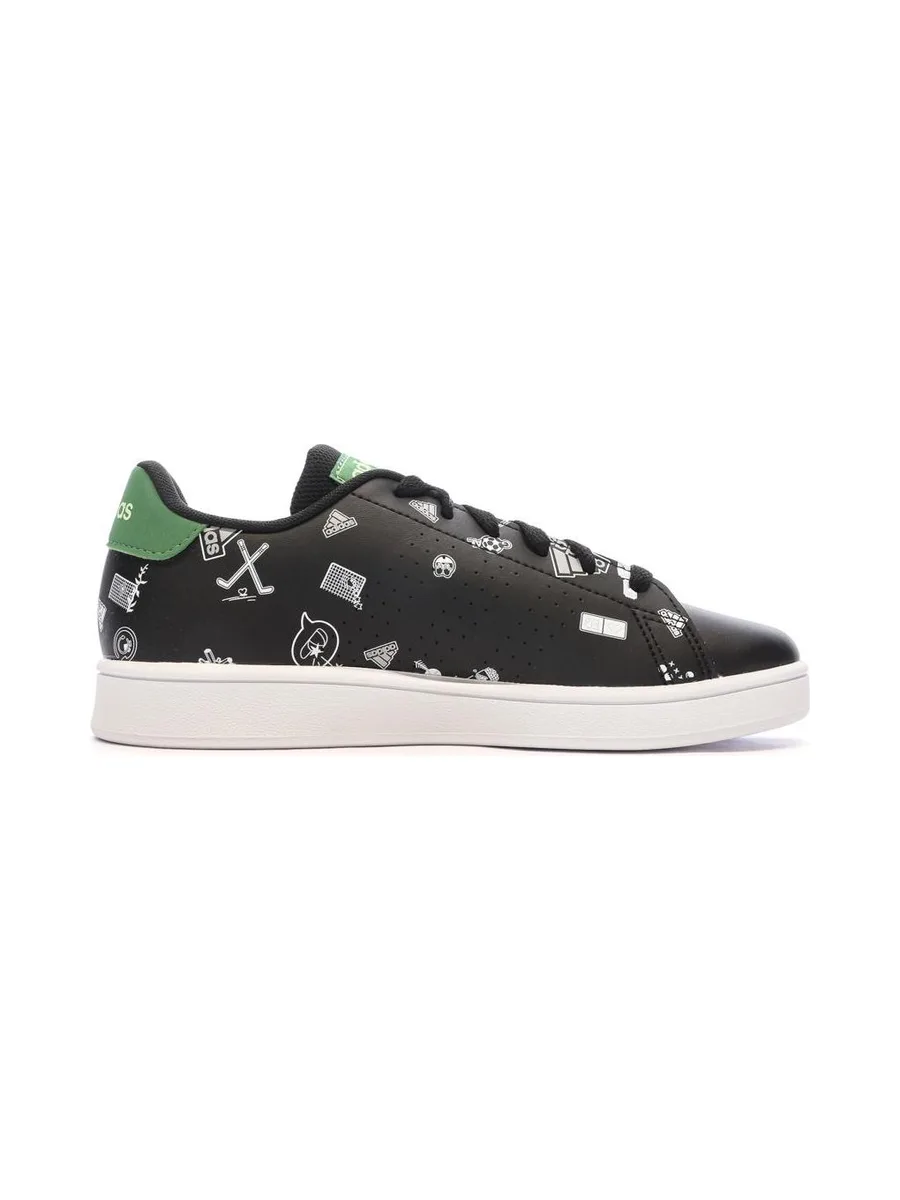 Baskets Noires Junior Adidas Advantage ID8407 3