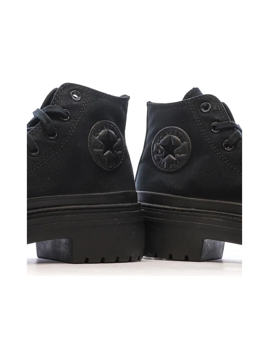 Baskets Noires Femme Converse All Star Lugged 8