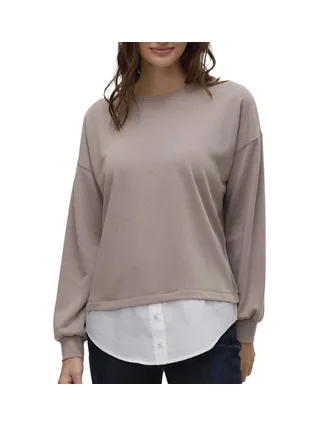 Sweat Beige Femme Vero Moda Yoyo 1