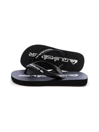 Tongs Noir/Blanc Garçon Quiksilver Java 1