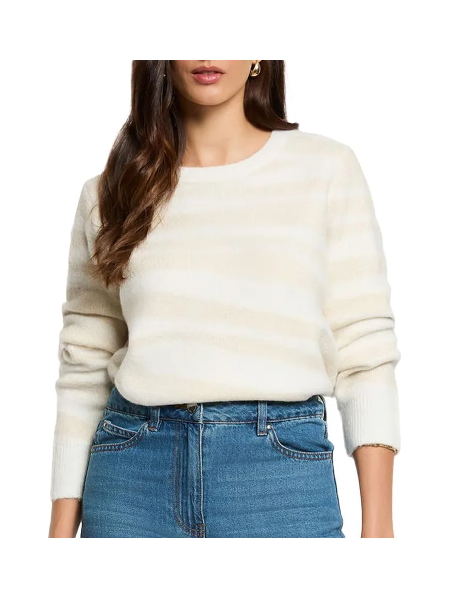 Pull Beige/Blanc Femme Morgan MTIGRA 2