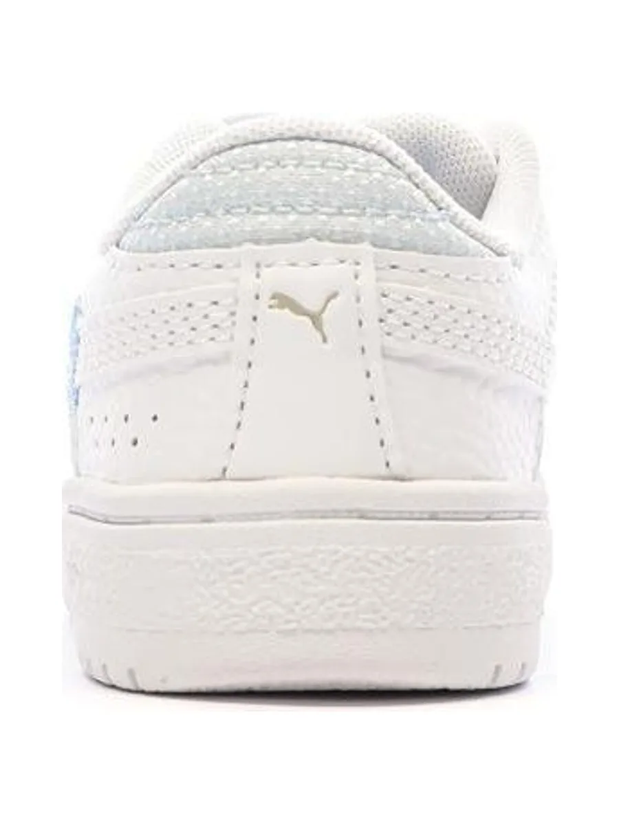 Baskets Blanches/Bleu Fille Puma Pro Sport 4