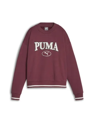 Sweat Bordeaux Femme Puma W Squad Crew 1