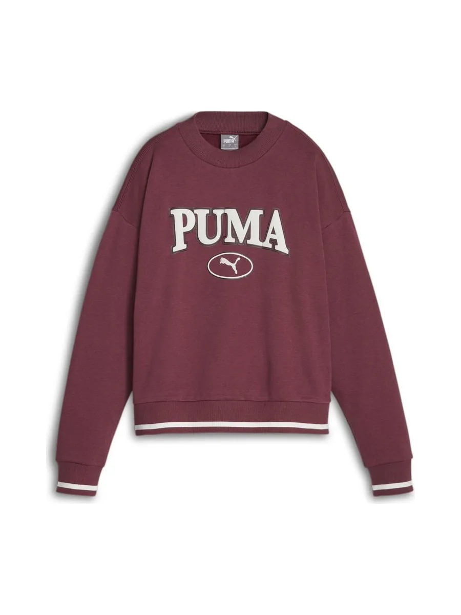 Sweat Bordeaux Femme Puma W Squad Crew 2