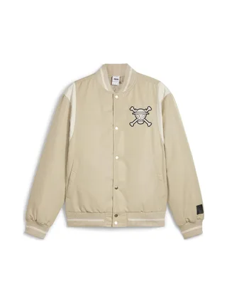 Blouson Beige Homme Puma X One Piece Varsity 1