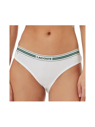 String Blanc/Vert Femme Lacoste More 1