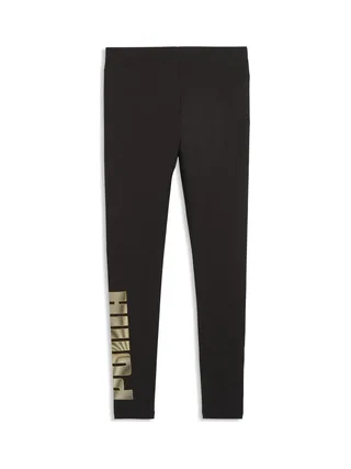 Legging Noir Logo Doré Femme Puma Metalli 2