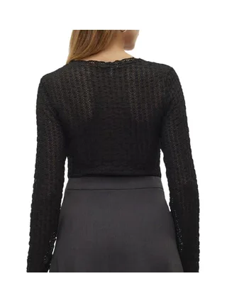 Top Noir Femme Vero Moda Shelby 2