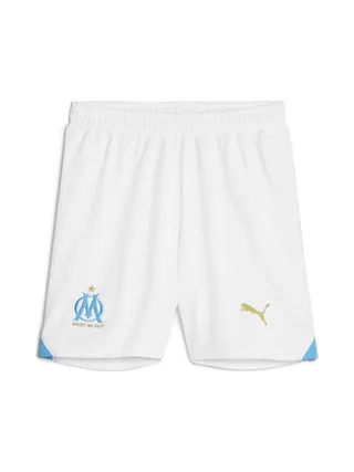 OM Short de Foot Blanc Garçon Puma 2023/24 1