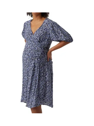 Robe Marine/Noir Femme Vero Moda MarternityHenna 1