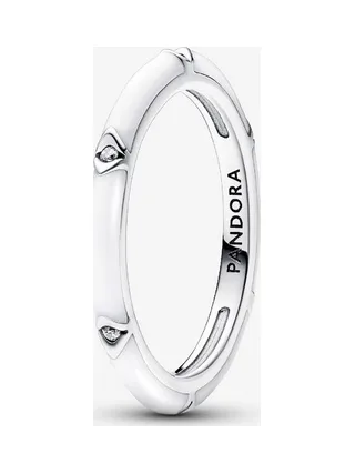 Pandora - Bague Émaillé en argent sterling blanc 1