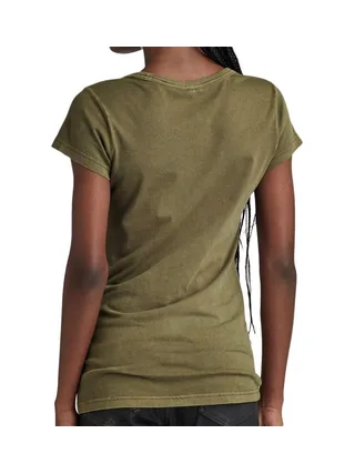 T-shirt Kaki Femme G-Star Raw Eyben D21314 2