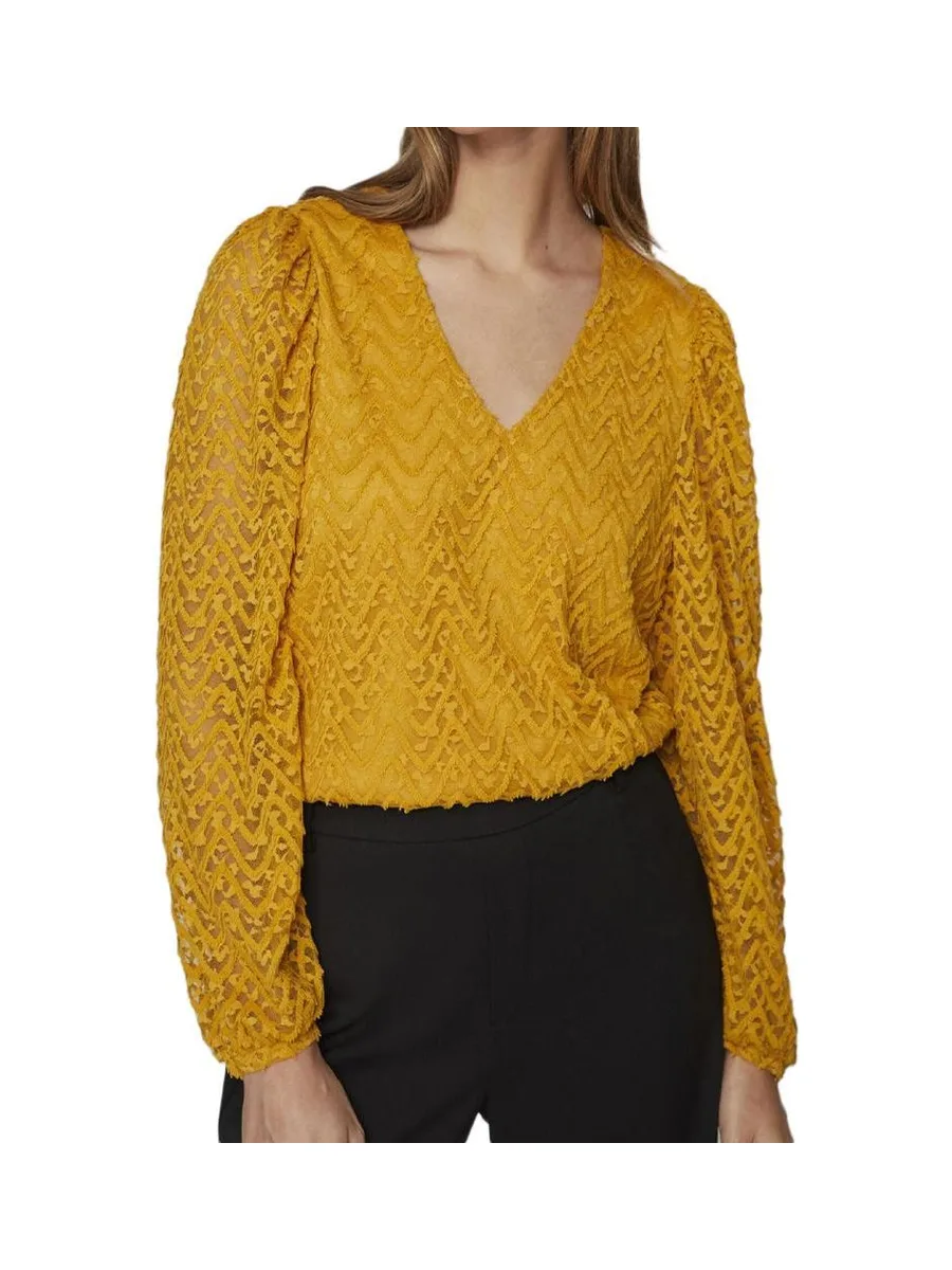 Blouse Jaune Femme Vila Vifary 1