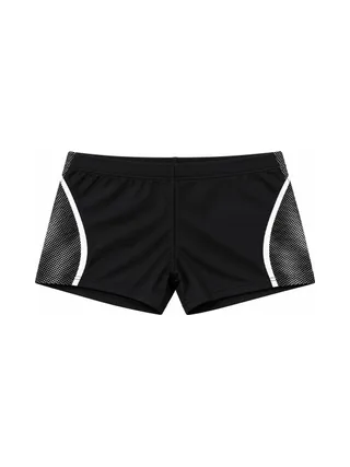 Boxer de bain Noir/Gris Homme Lagon Bleu Lucas 1