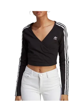 Top Noir Femme Adidas Long Sleeve 1