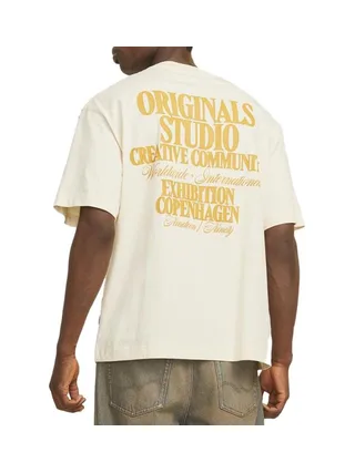 T-Shirt Beige Homme Jack & Jones Bury 2
