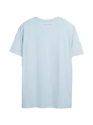 T-shirt Bleu Homme Teddy Smith Total 2