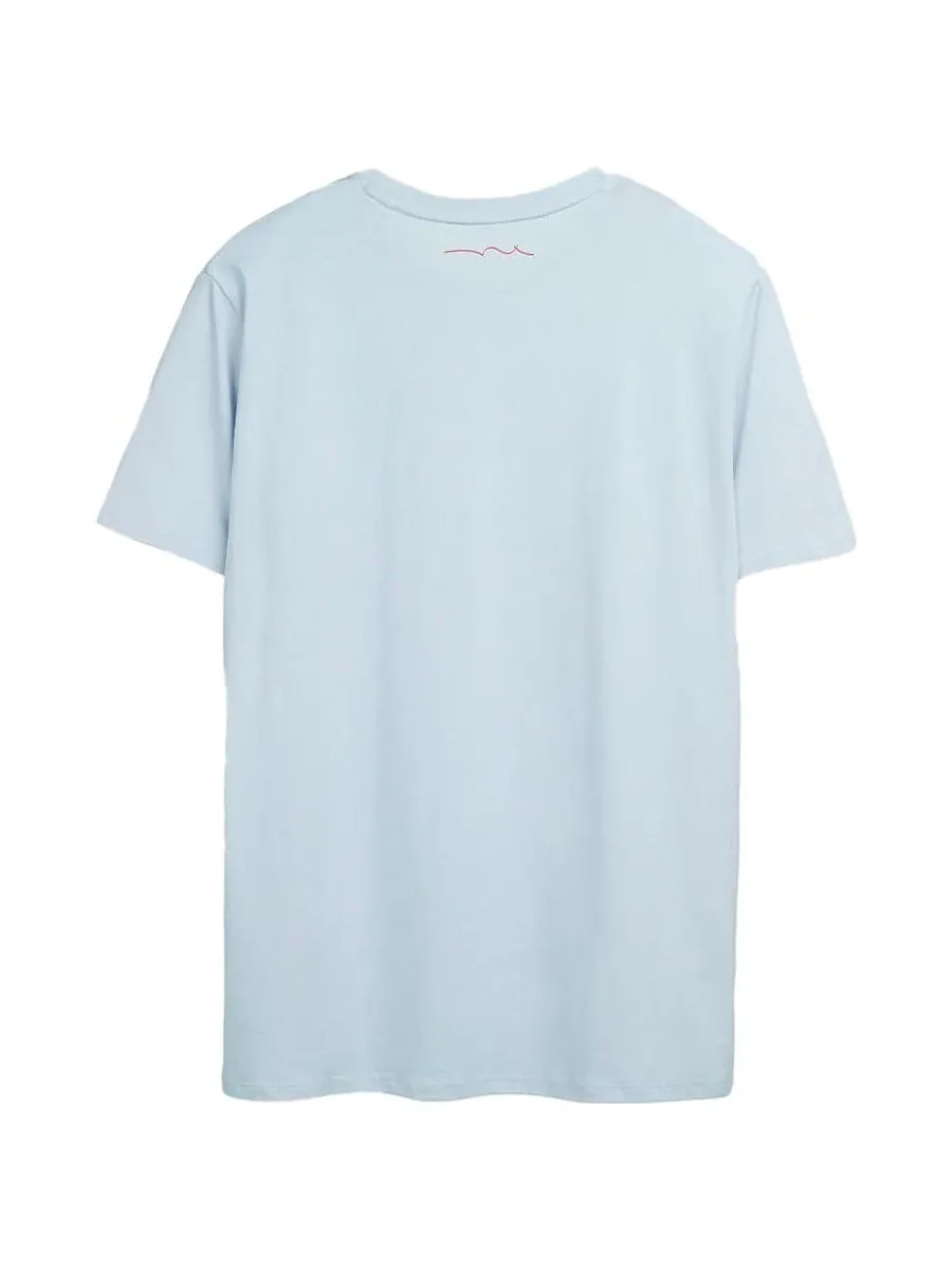 T-shirt Bleu Homme Teddy Smith Total 2