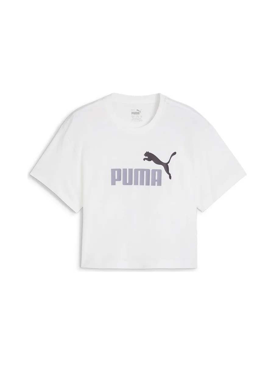 Crop top Blanc/Violet Fille Puma 845346 1