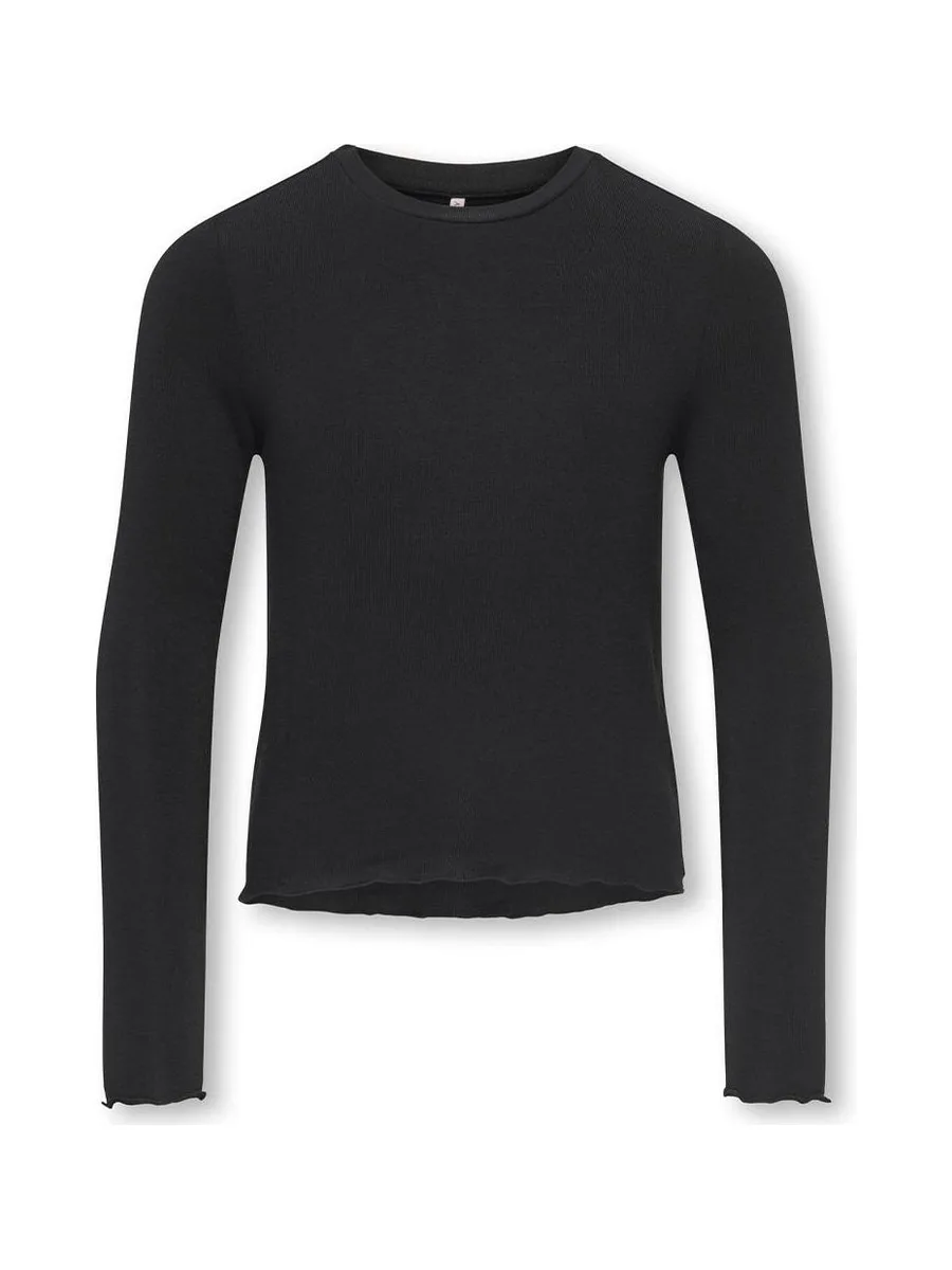 T-Shirt Noir Fille Kids ONLY Gamour 2