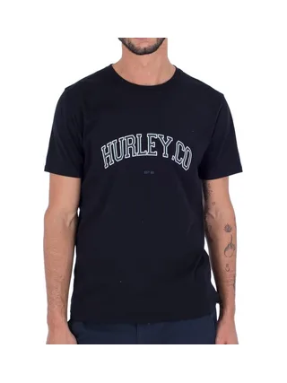T-shirt Noir Homme Hurley H20 Dri Authentic 1