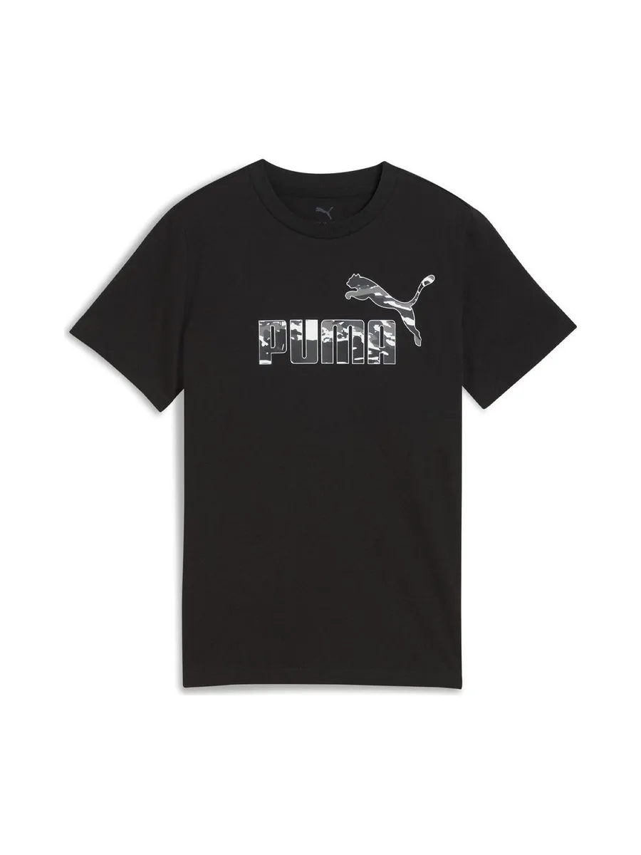 T-Shirt Noir Garçon Puma Ess Camo 1