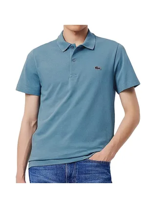 Polo Bleu Ciel Homme Lacoste DH5522 1