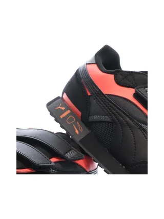 Baskets Noires/Oranges Garçon Puma Future Rider 7