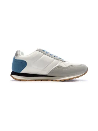Baskets Blanches/Bleu/Gris Femme US Polo ASSN FS1 2