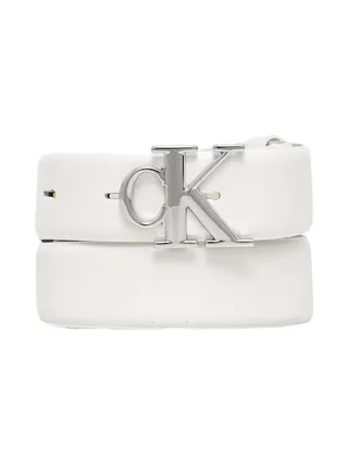 Ceinture Blanche Femme Calvin Klein Jeans Buckle 1
