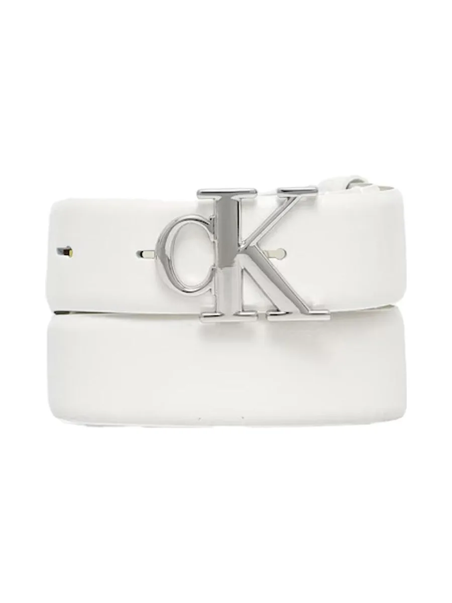 Ceinture Blanche Femme Calvin Klein Jeans Buckle 2