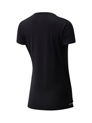 T-shirt Noir Femme New Balance Core Run 2