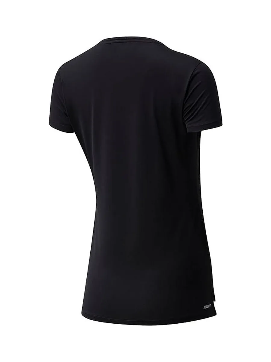 T-shirt Noir Femme New Balance Core Run 3