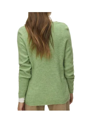 Pull Vert Femme Vero Moda Crew 2